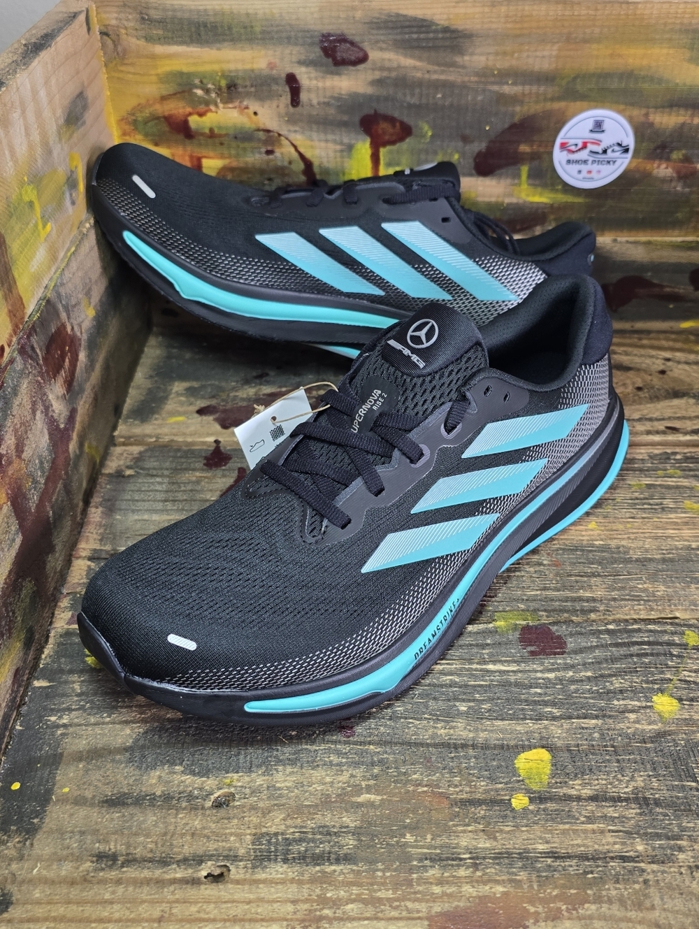 Adidas Mercedes AMG Petronas F1 Team Supernova Rise 2 JR9384 (Men’s 9.5)‎ New